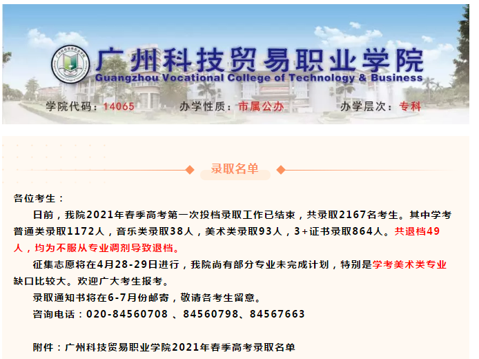 2021年3+證書錄取什么時(shí)候查結(jié)果？錄取通知書什么時(shí)候發(fā)？(圖5)